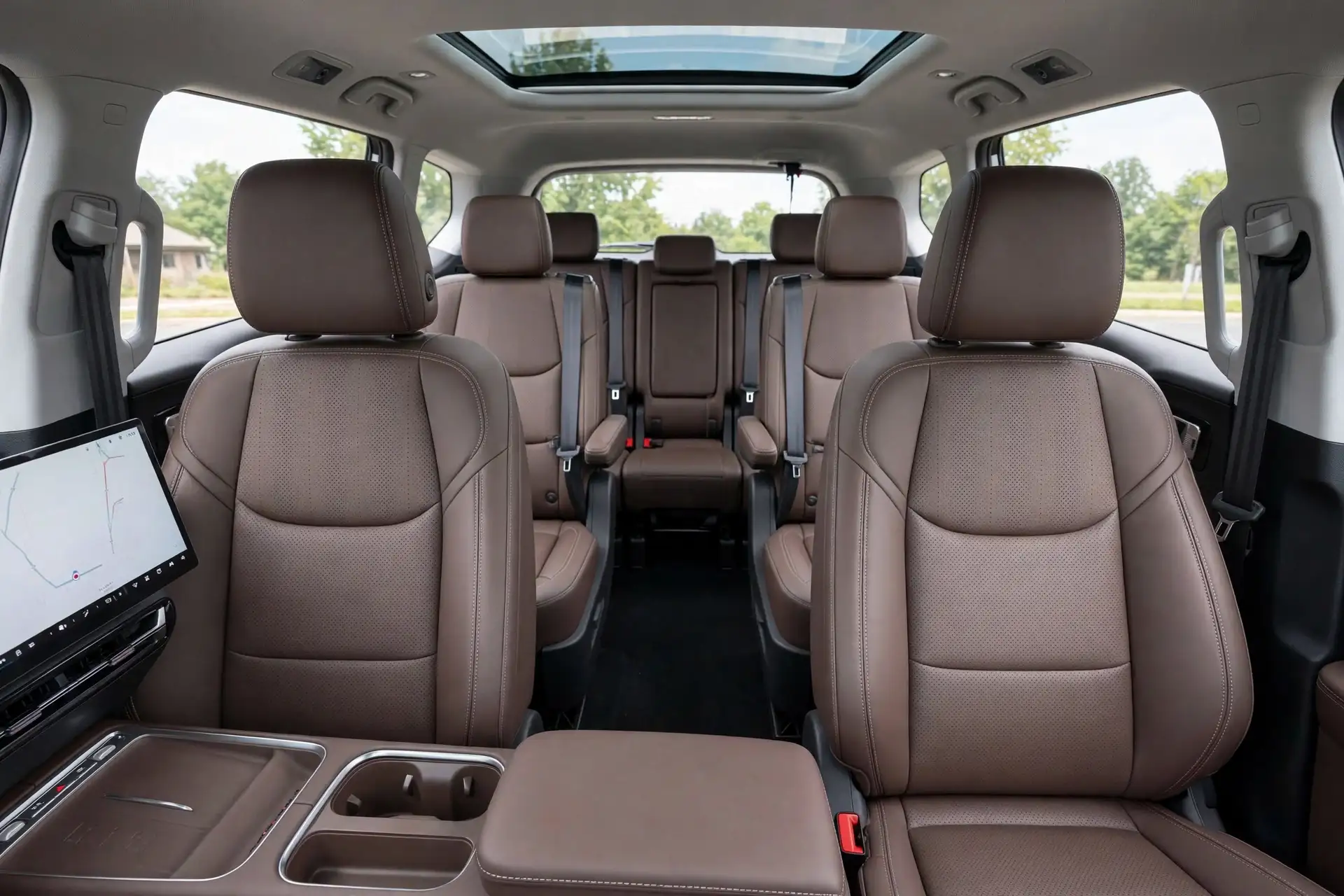 Interior de 7 plazas del Wuling Starlight 730 EV