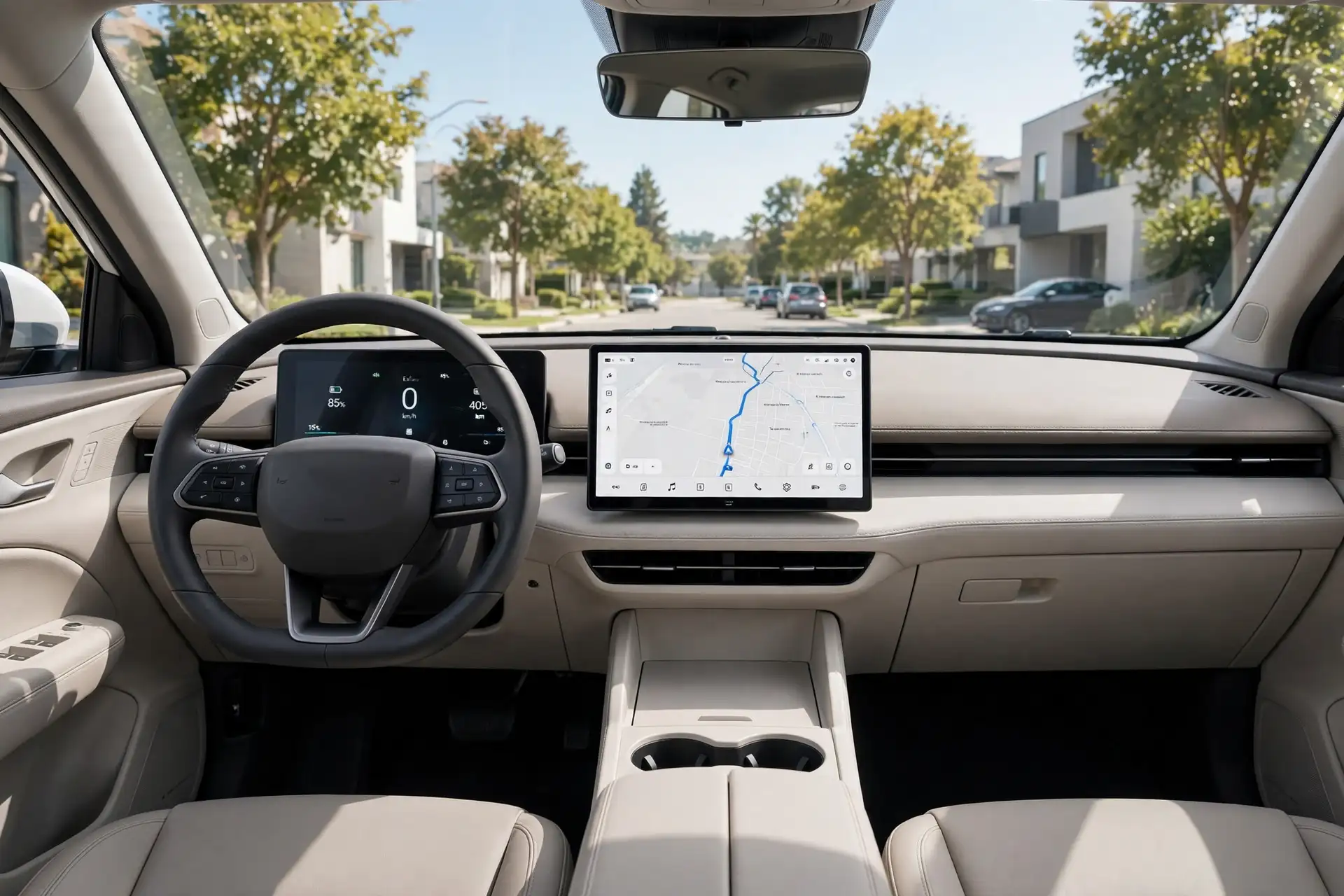 Interior oficial del Wuling Starlight S EV