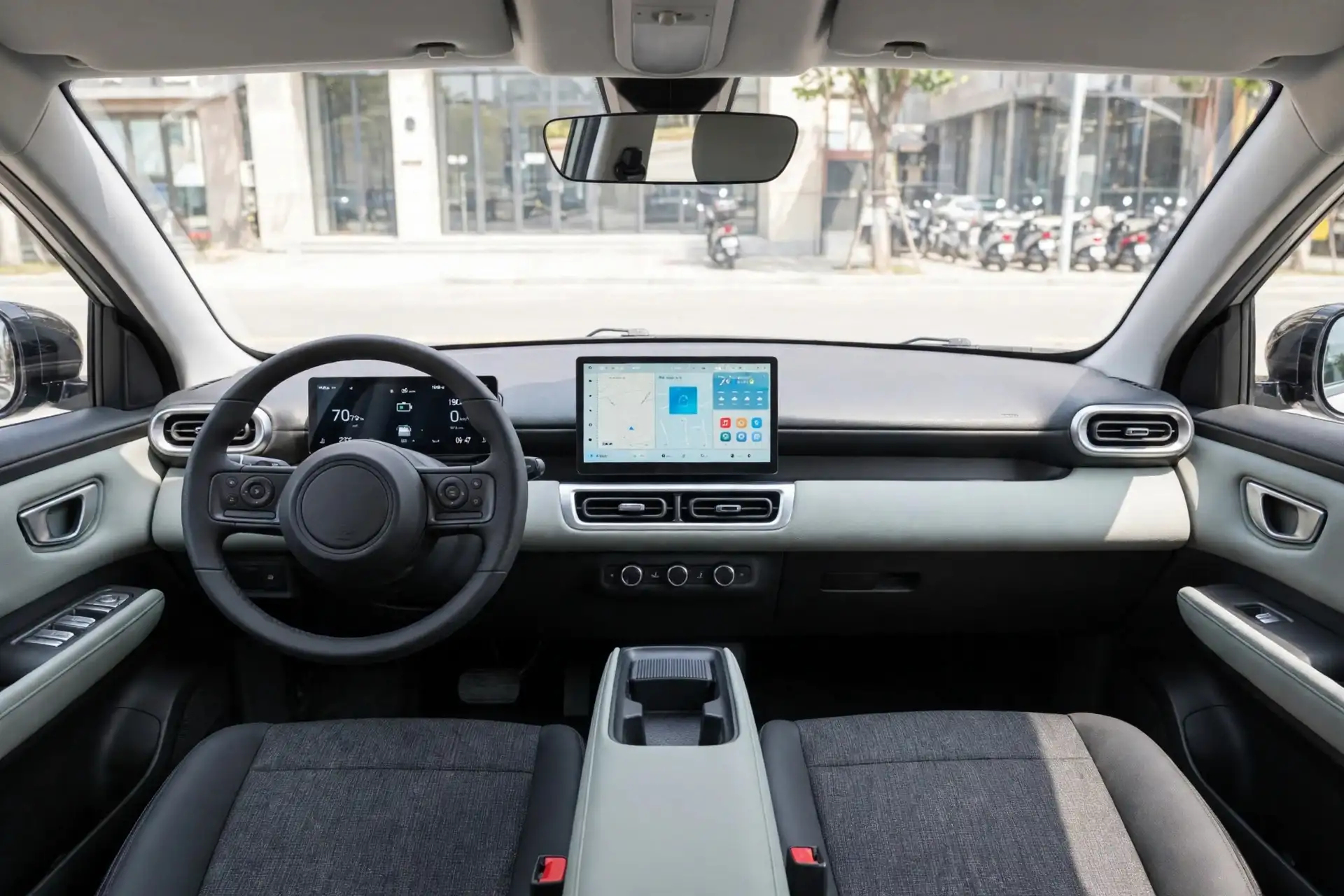 Interior oficial del Wuling Yangguang EV
