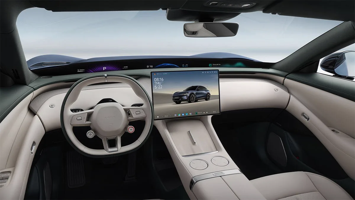 Interior oficial del Xiaomi YU7