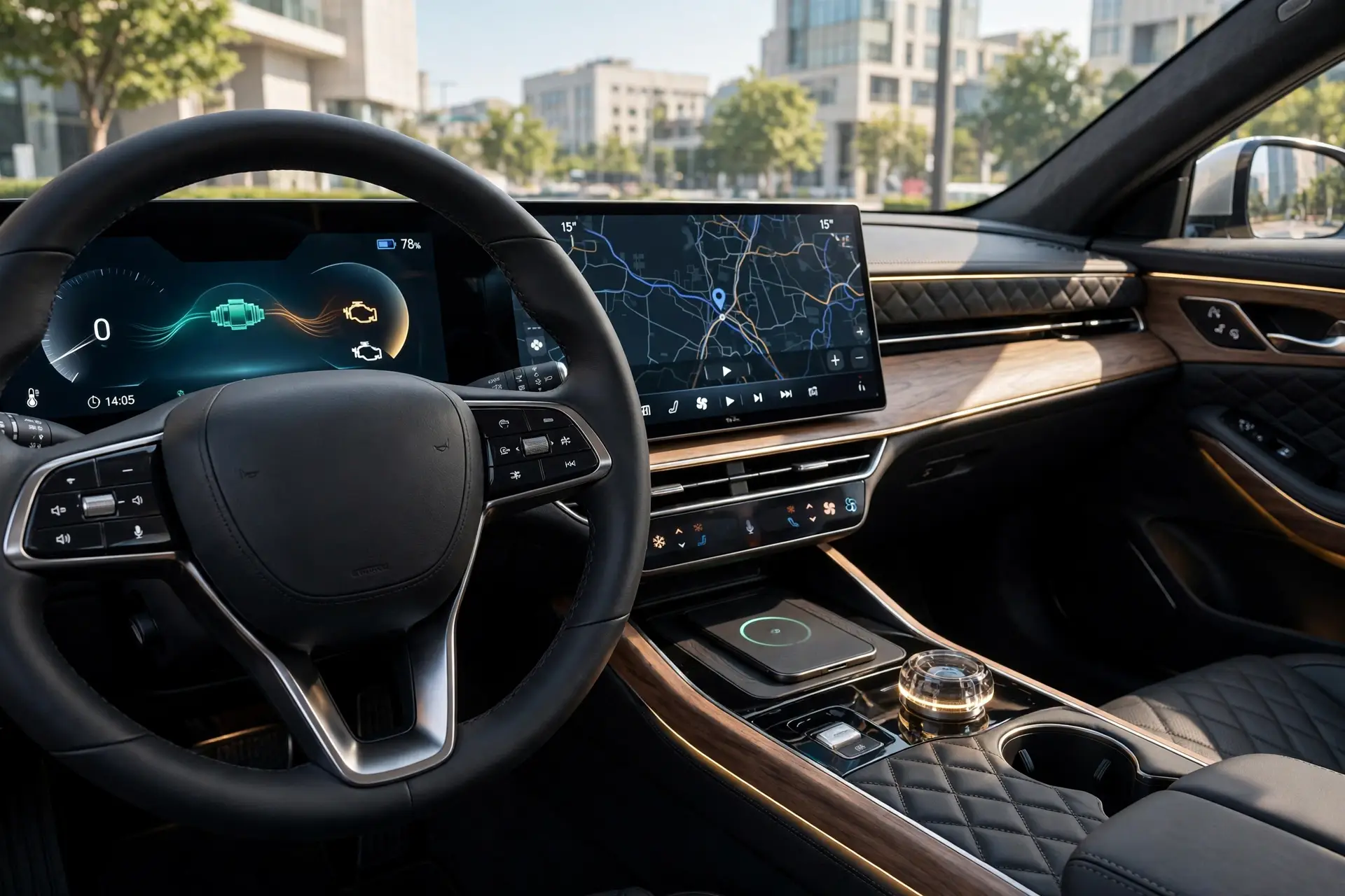 Interior oficial del Yangwang U7 PHEV