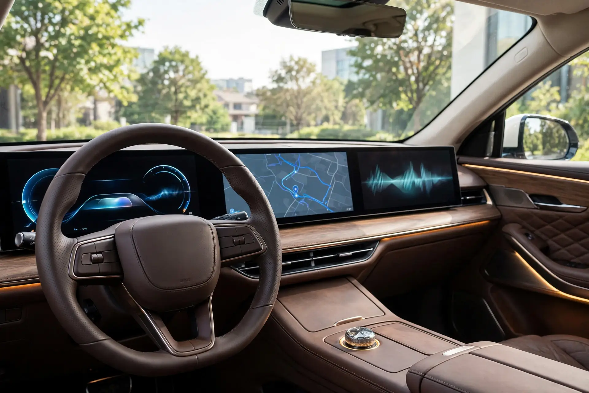 Interior oficial del Yangwang U8