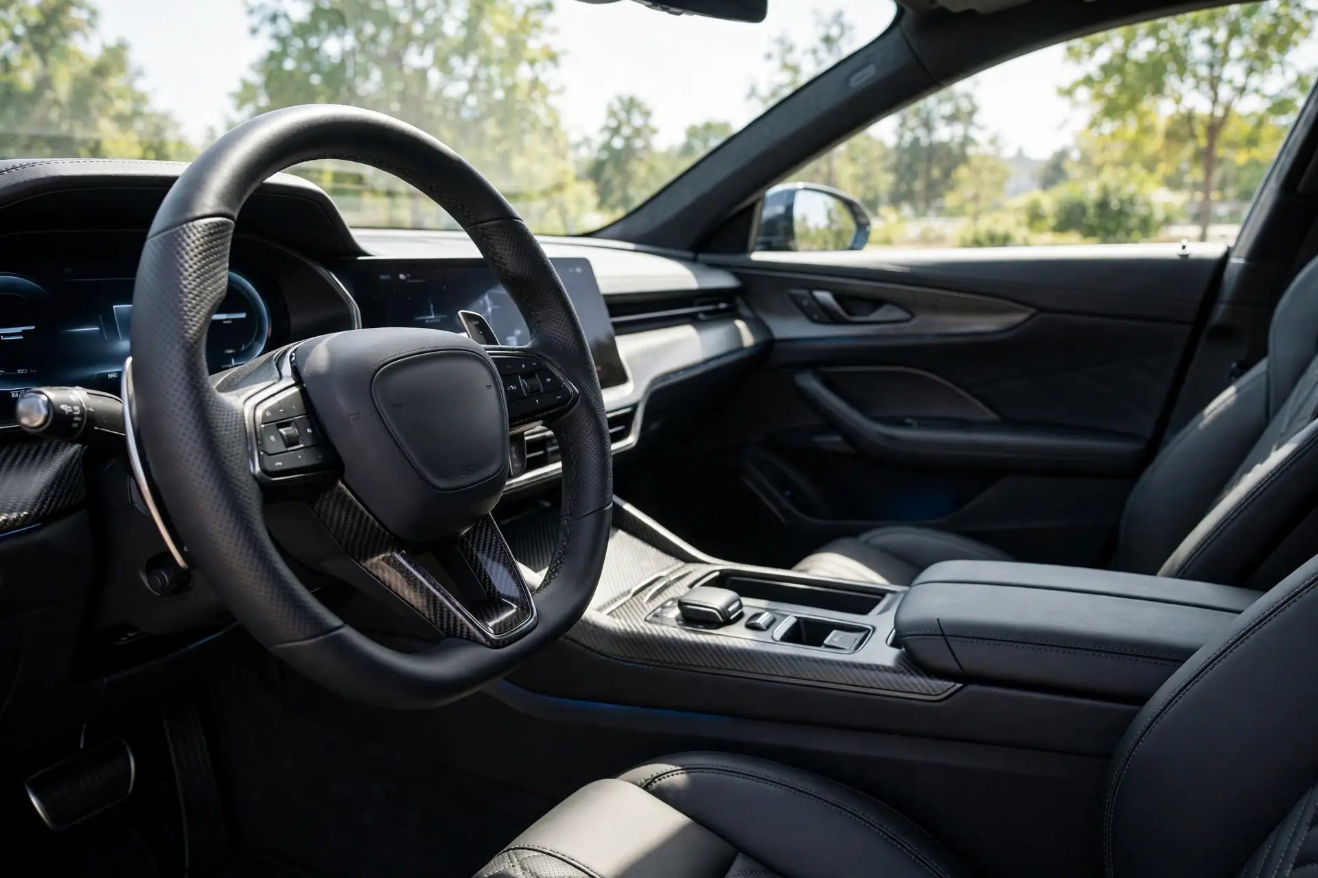 Interior del Zeekr 001 FR