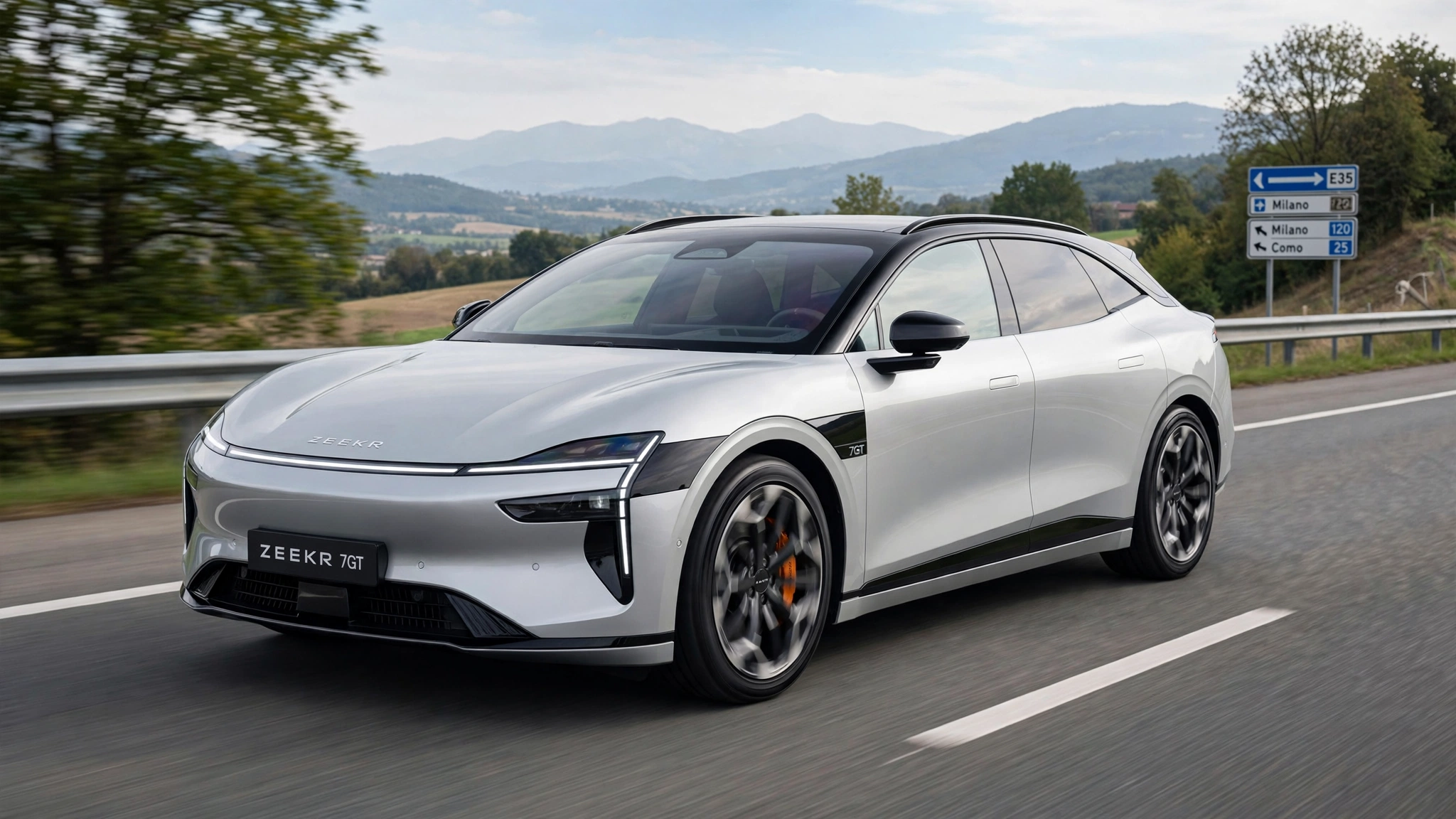 Zeekr 7 GT 2026 familiar eléctrico en autopista europea