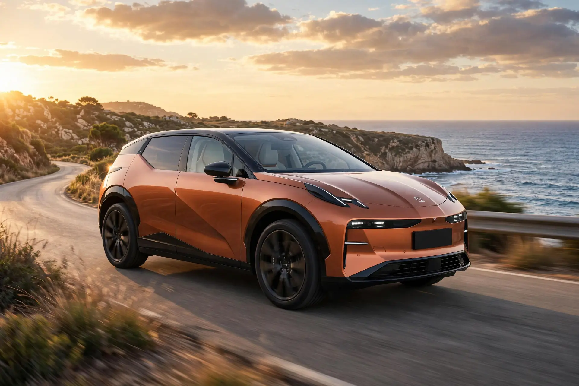 Zeekr X cobre, SUV compacto eléctrico en ciudad